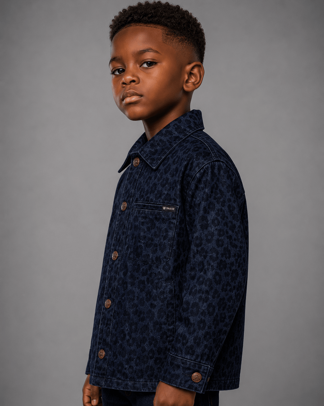 CM&UZ Panthera Denim Jacket - CM & UZ STYLES LTD