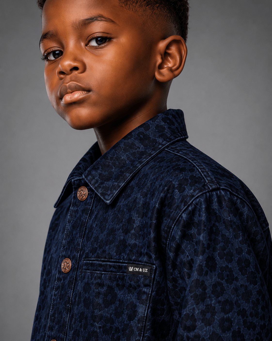CM&UZ Panthera Denim Jacket - CM & UZ STYLES LTD