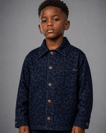 CM&UZ Panthera Denim Jacket - CM & UZ STYLES LTD