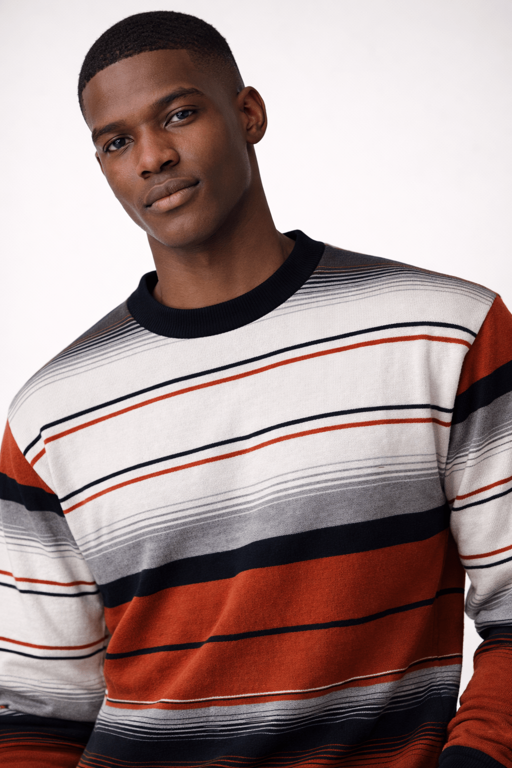 Gradient Stripe Knit - CM & UZ STYLES LTD